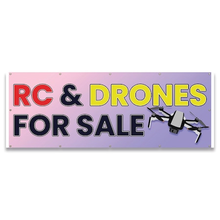 Signmission RC & Drones For Sale Banner Concession Stand Food Truck Single Sided B-120-30142